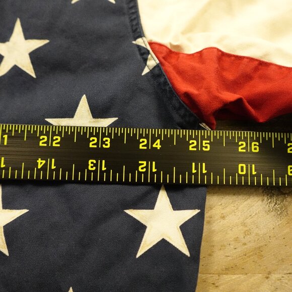 Chaps Ralph Lauren Flag Shirt Men’s Large Red White Blue Stars Stripes USA - Picture 5 of 11